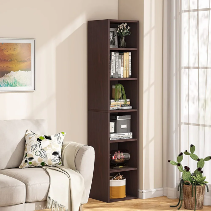 Modern Fusion 6-Tier Bookshelf
